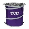 Logo Brands TCU Horned Frogs Collapsible 3-in-1 Trashcan Cooler