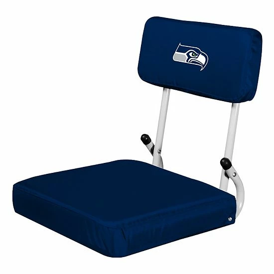 Logo Brands Seattle Seahawks Hard Back Stadium Seat 3 Logo Brands Seattle Seahawks Hard Back Stadium Seat