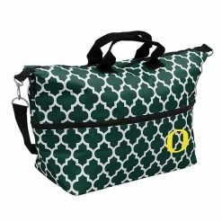 Logo Brand Oregon Ducks Quatrefoil Expandable Tote
