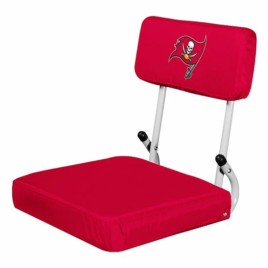 Logo Brands Tampa Bay Buccaneers Hard Back Stadium Seat 3 Logo Brands Tampa Bay Buccaneers Hard Back Stadium Seat