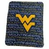 Logo Brand West Virginia Mountaineers Classic Fleece Blanket -Logo Brand Shop unnamed file 38