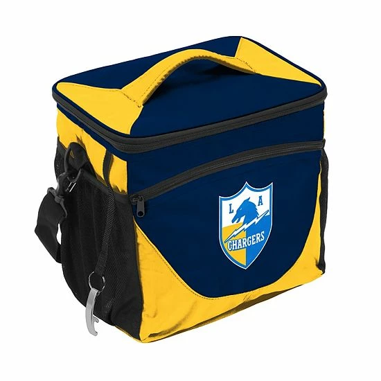 Logo Brand Los Angeles Chargers 24-Can Cooler 3 Logo Brand Los Angeles Chargers 24-Can Cooler